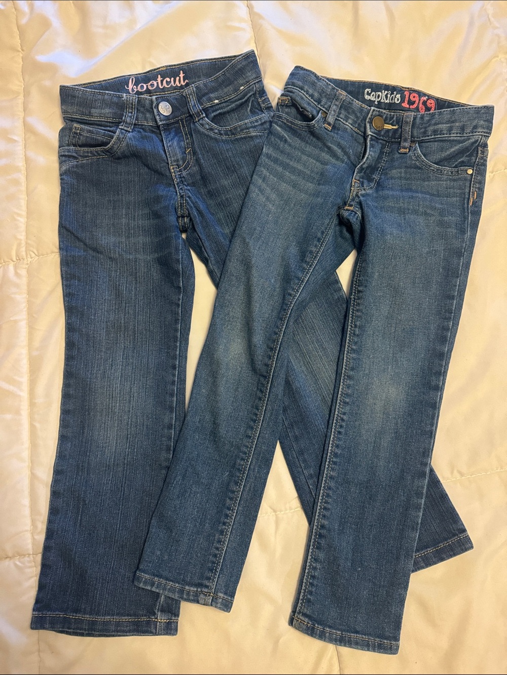 GAP & GYMBOREE Girls Dark Blue Jeans Duo
